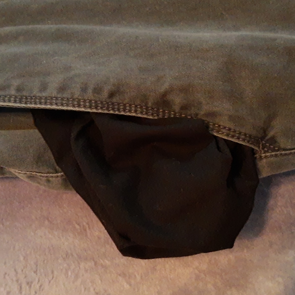 CK Calvin Klein 100% Cotton Men's Flat Front Dark Gray Wash Chino Pant 36x32 - Picture 13 of 16